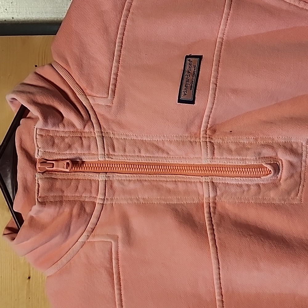 Vineyard Vines Half Zip Pink Jacket Size small - Picture 2 of 12